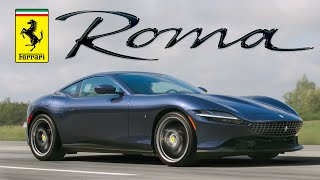 2021 Ferrari Roma Review  STEALTH EXOTIC SUPERCAR [upl. by Ardnac]