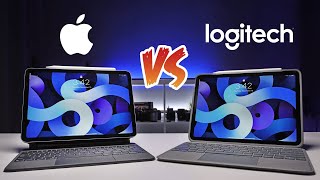 WHY PAY MORE Apple Magic Keyboard vs Logitech Folio Touch [upl. by Annyrb121]