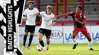 MATCH HIGHLIGHTS  Stevenage v Derby County [upl. by Netsrak]