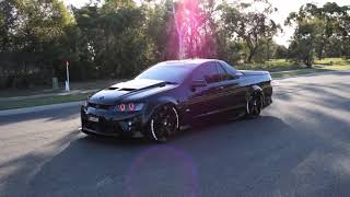 Holden Commodore VE UTE HSV Maloo R8 E Series LS3 V8 Turbo Start Up Accelerate Sound [upl. by Ateiram381]