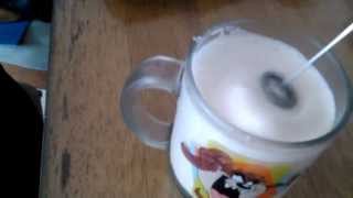 Aerolatte Review Frothing Cold Milk In Under 1 Minute [upl. by Ettezel]