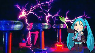 IEVAN POLKKA on TESLA COIL trio [upl. by Halvaard]