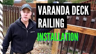 Quick and Easy DIY Installing the Veranda Deck Railing System [upl. by Auqenes450]