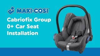 Installation Guide for Maxi Cosi  CabrioFix Group 0 Car Seat  Smyths Toys [upl. by Freeborn]